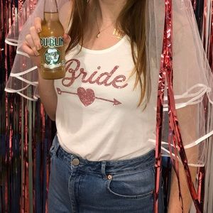 Bride tank top